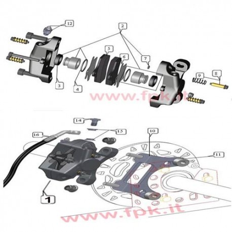 Raccordo spurgo freno con vite M7 (figura 12)