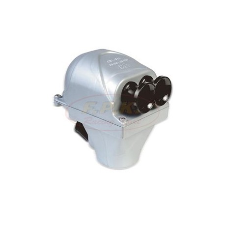Filtro aria/Silenziatore d'aspirazione Ape della KG grigio fori 23 e da 30 con spugna