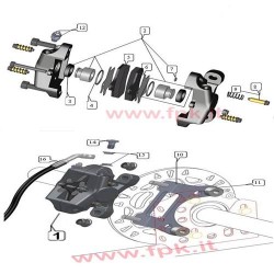 Pinza Freno Posteriore Idraulica Mini (figura 1)