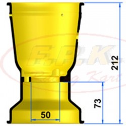 Cerchio Posteriore Magnesio 212mm