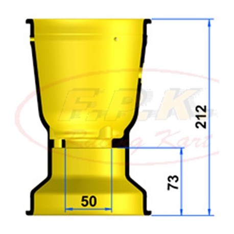 Cerchio Posteriore Magnesio 212mm