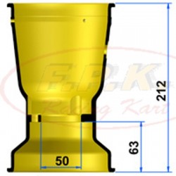 Cerchio Posteriore Magnesio 212mm