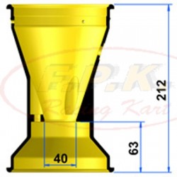 Cerchio Posteriore Magnesio 212mm