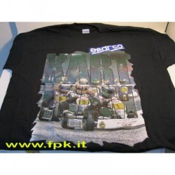 T-shirt Sparco varie raffigura zioni