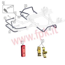 Paraurti anteriore Basso diametro 20mm Cik (figura 6)