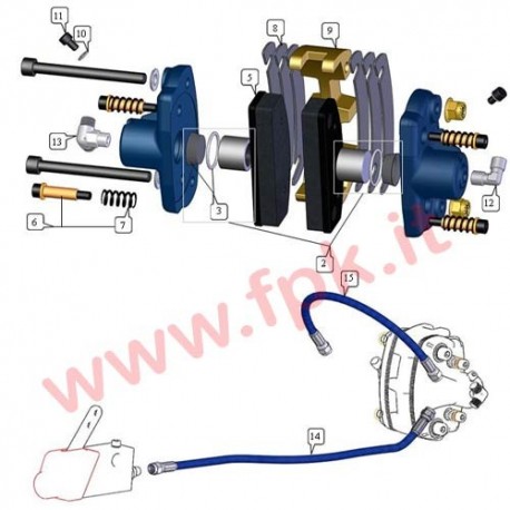 Raccordo Tubo freno "L" (figura 12)