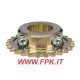 Corona in Acciaio per assale da 30mm chiavetta 8mm