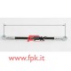 Tubo freno telato Inox 8mm O/O varie lunghezze nero
