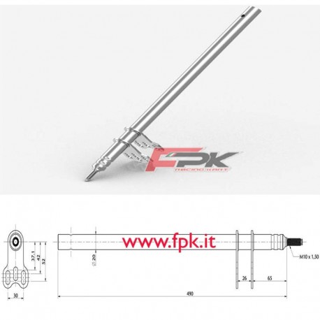 Piantone Sterzo M10 490mm