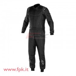 Tuta Alpinestars KMX-9 nera/bianca