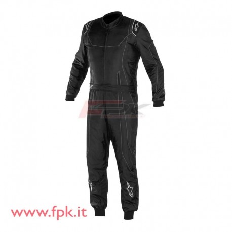 Tuta Alpinestars KMX-9 nera/bianca