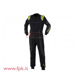 Tuta Alpinestars KMX-9 nera antracite/giallo fluo