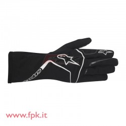 Alpinestars guanto bimbo Tech-1 K Race nera-bianca