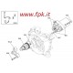 Supporto pignone motorino avviamento Iame (figura 501a)