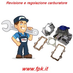 Revisione e regolazione carburatore