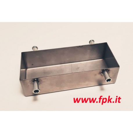 Porta batteria in acciaio INOX