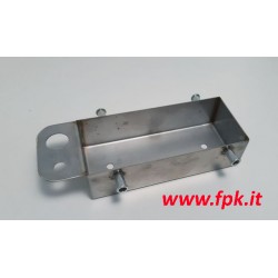 Porta batteria in acciaio INOX con pulsantiera