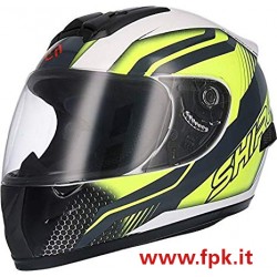 SHIRO CASCO SH 881 SV MOTEGI GRIGIO E GIALLO FLUOR