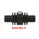 Raccordo per Sonda Acqua M10x1mm in Alluminio Nero