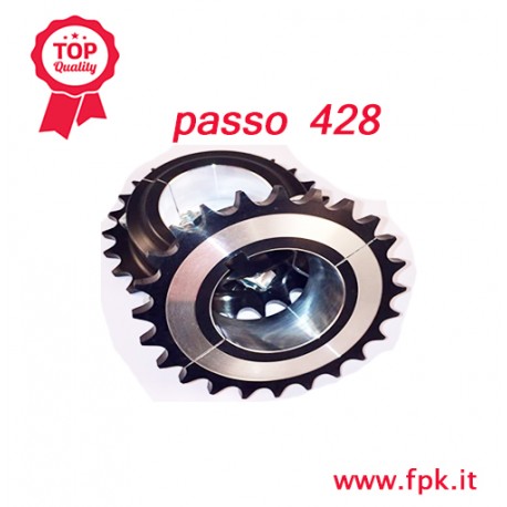 Corona in Ergal per assale da 40mm