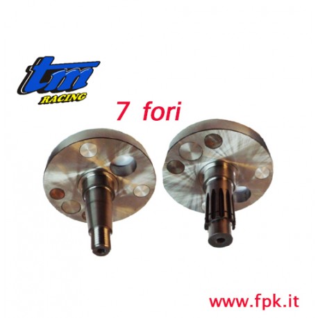 001001 FIG COPPIA SEMIALBERI 22MM 7 FORI