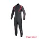Alpinestars Tuta K-MX 5 antracite/rossa/bianca