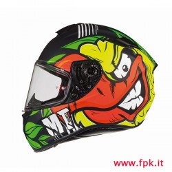 Casco MT  MATT FLUOR YELLOW