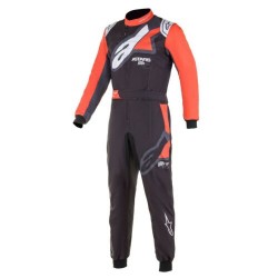 Tuta Alpinestars KMX9 V2 Nera Rossa