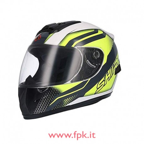 SHIRO CASCO SH 881 SV MOTEGI GRIGIO E GIALLO FLUOR